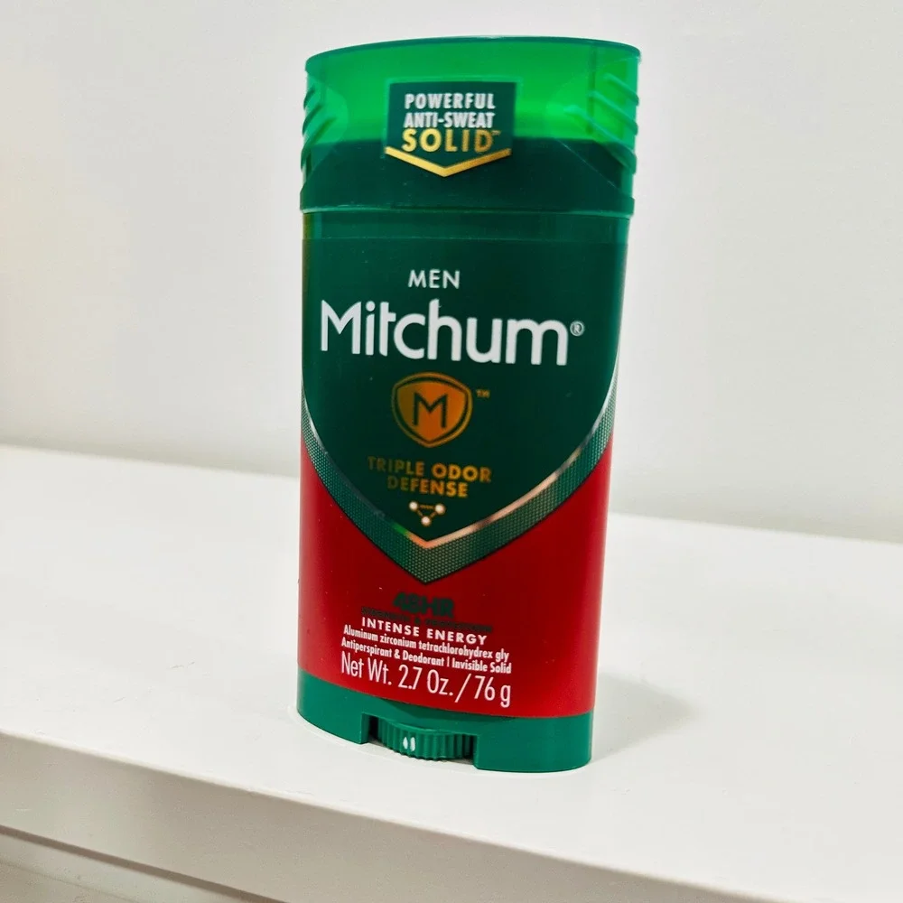 Mitchum Men Triple Odor Defense Intense Energy Invisible Solid Deodorant 2.7oz
